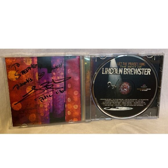 Autographed Let The Praises Ring(The Best Of Lincoln Brewster) (CD, 2006) - Picture 4 of 6